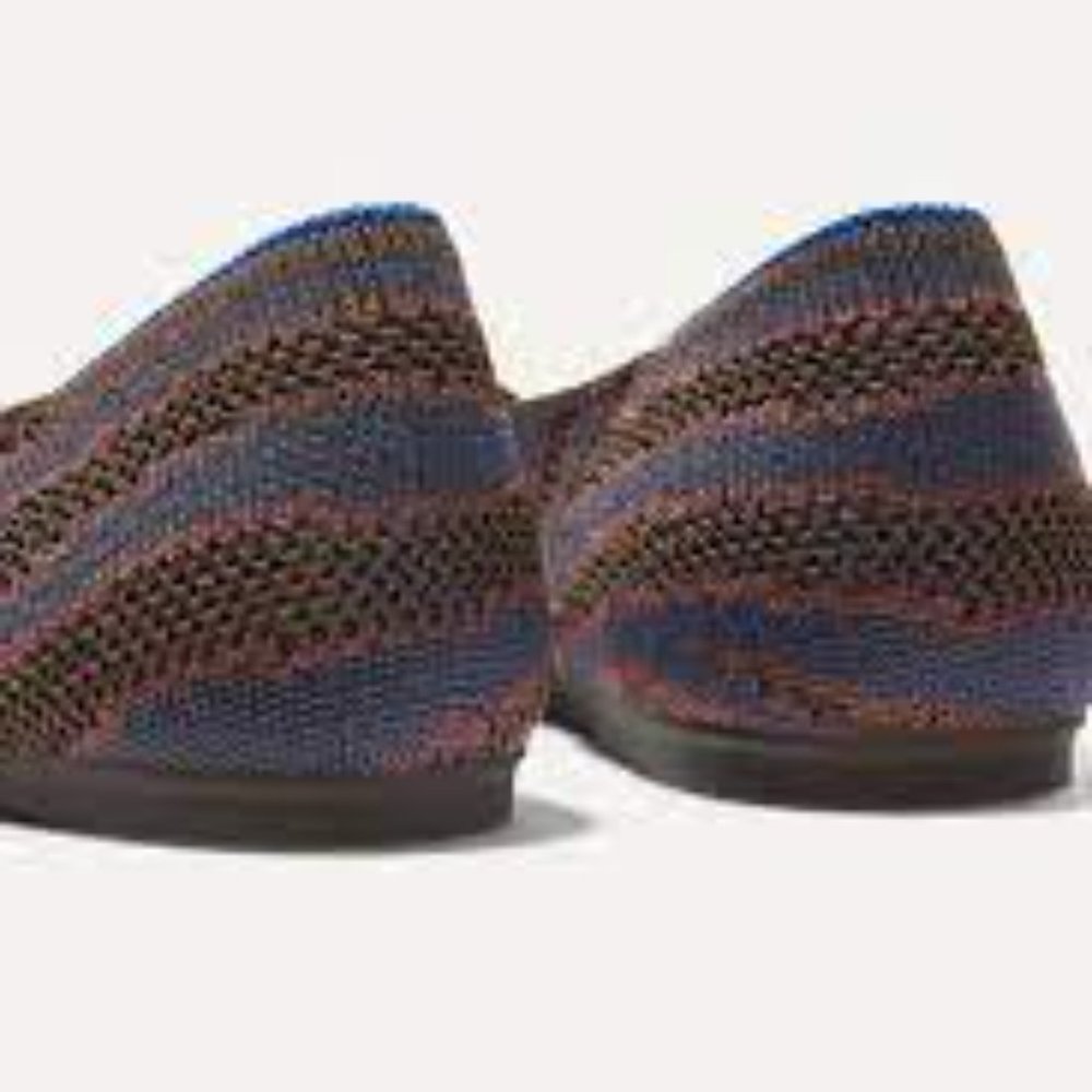 ROTHY'S Sapphire Zebra Flats NEW w/Box Size 11.5 - Picture 2 of 9